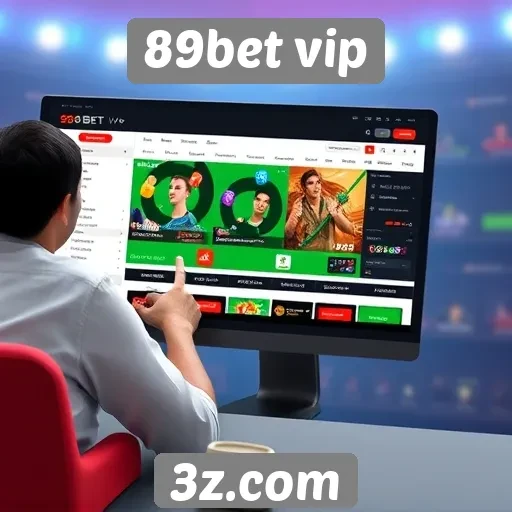 Facilidade de navegação no site 89bet vip